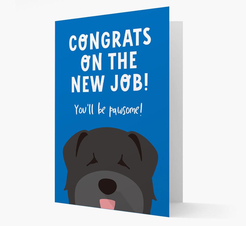 Congrats On The New Job: Personalized {breedFullName} Card