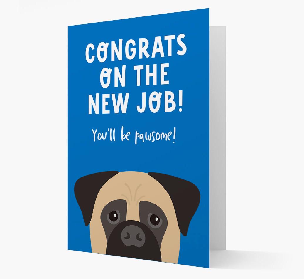 Congrats On The New Job: Personalized {breedFullName} Card