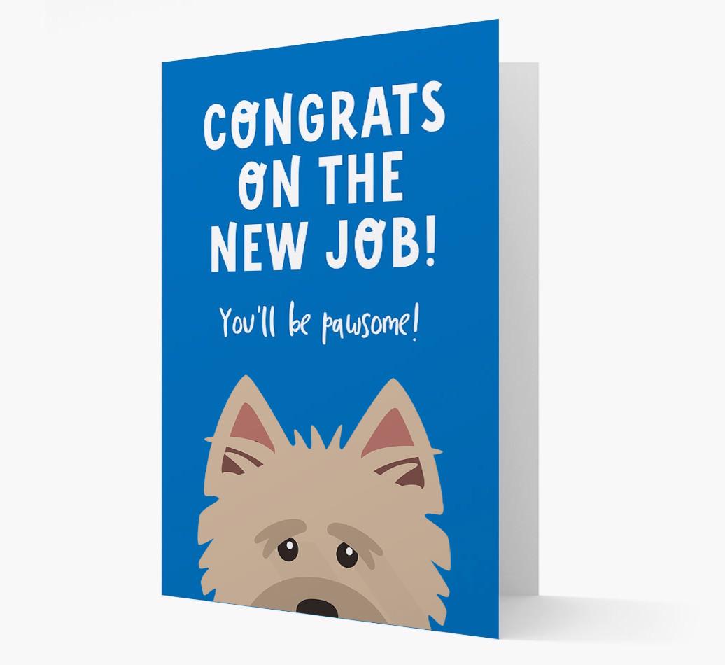 Congrats On The New Job: Personalized {breedFullName} Card