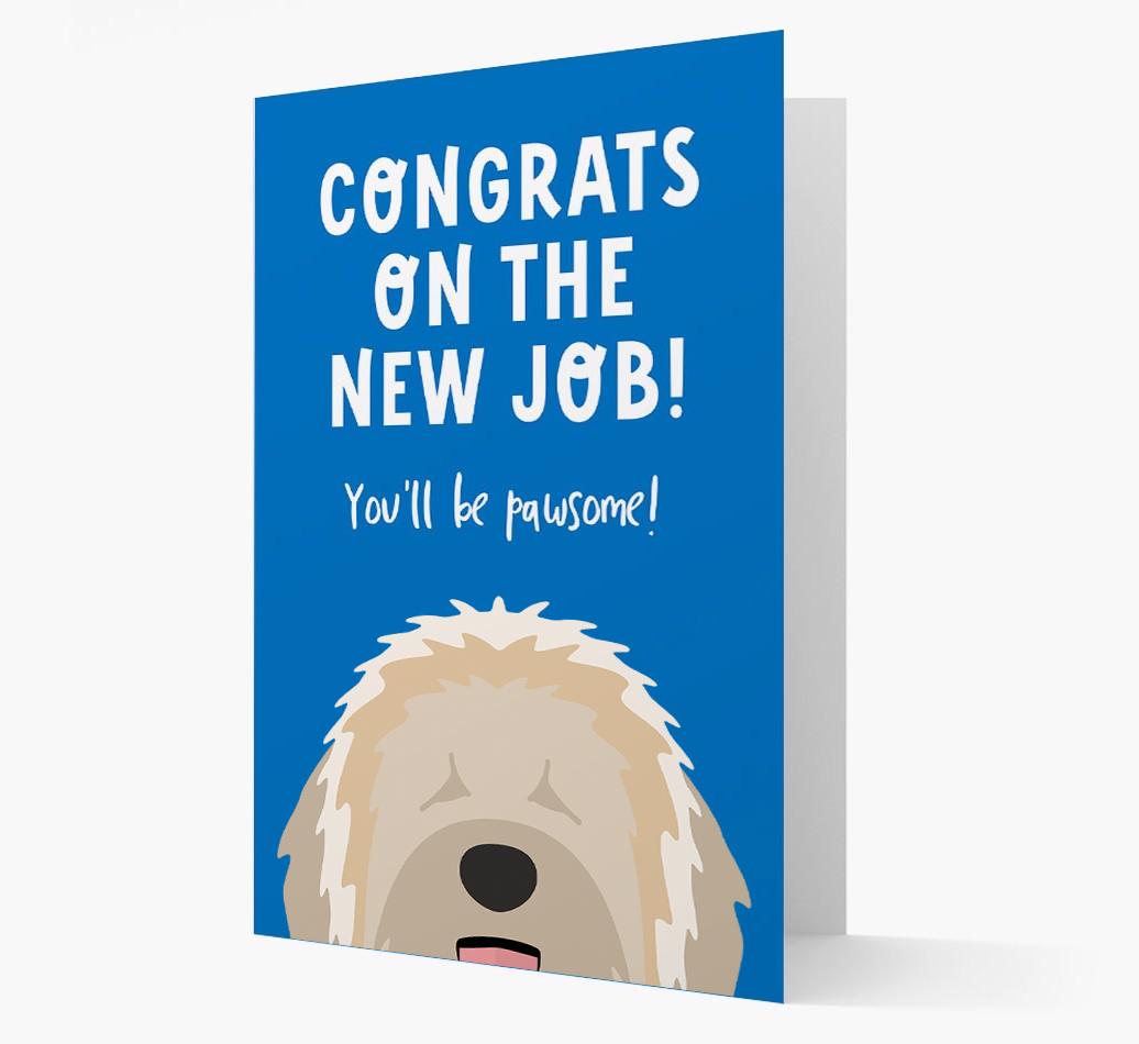 Congrats On The New Job: Personalized {breedFullName} Card