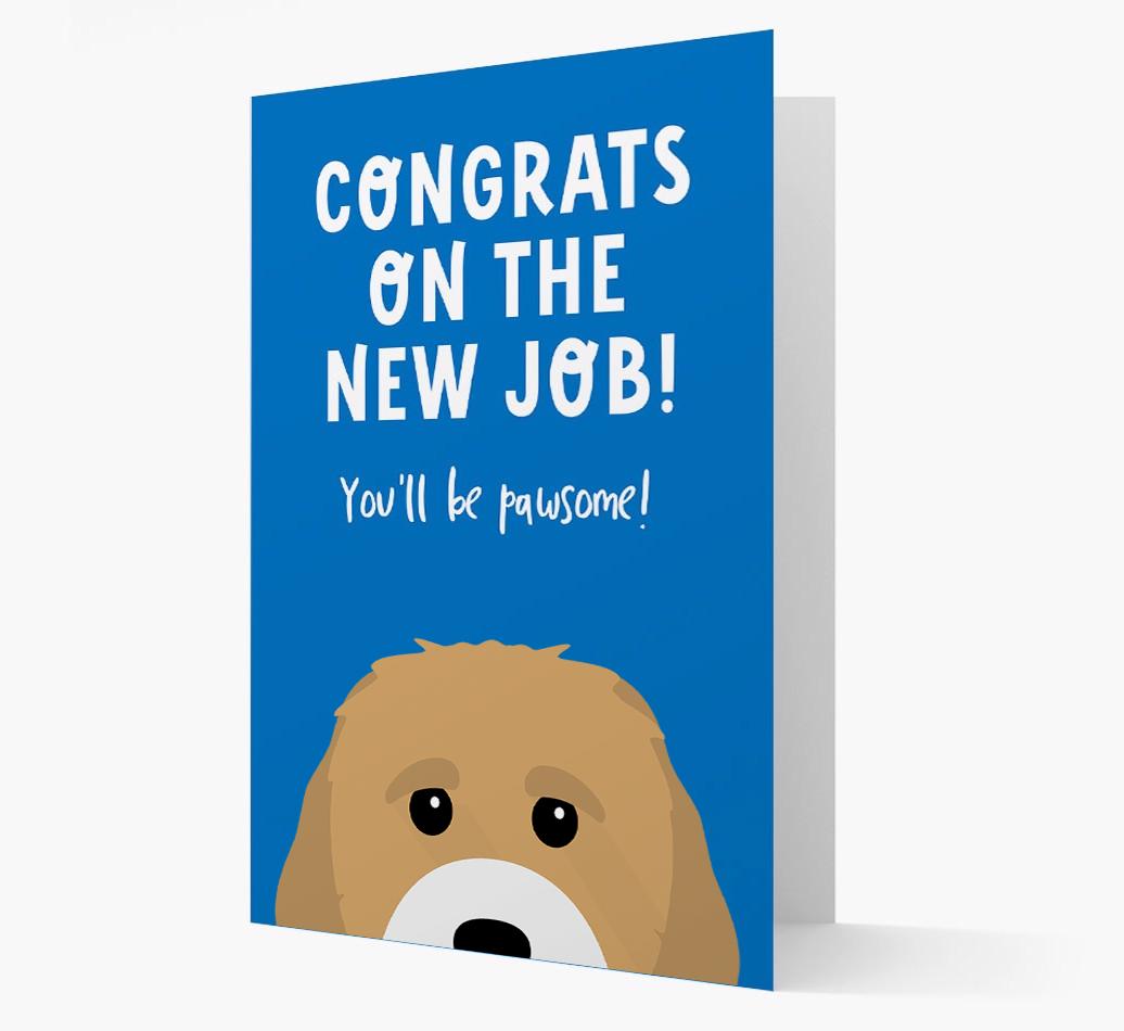 Congrats On The New Job: Personalized {breedFullName} Card