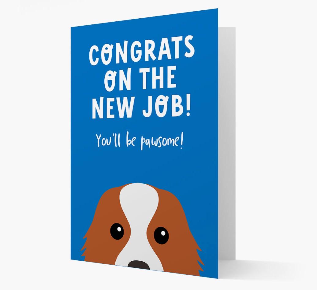 Congrats On The New Job: Personalized {breedFullName} Card