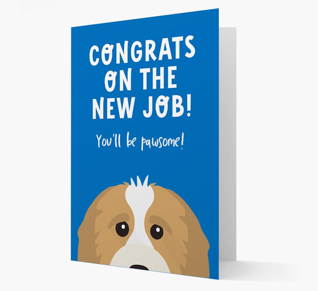 Congrats On The New Job: Personalized {breedFullName} Card