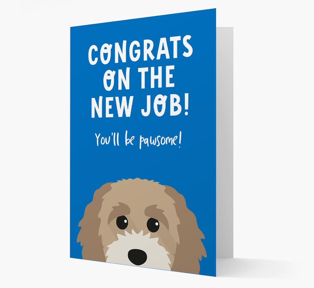 Congrats On The New Job: Personalized {breedFullName} Card