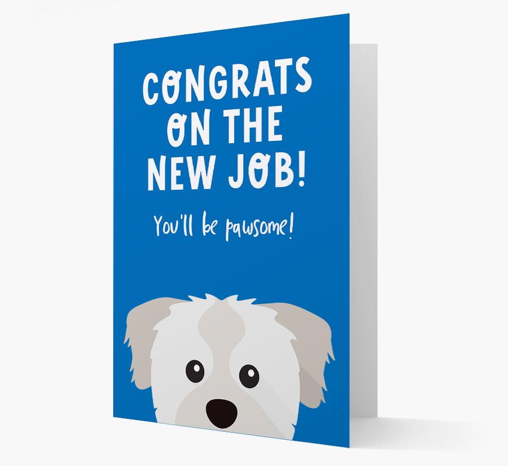 Congrats On The New Job: Personalized {breedFullName} Card