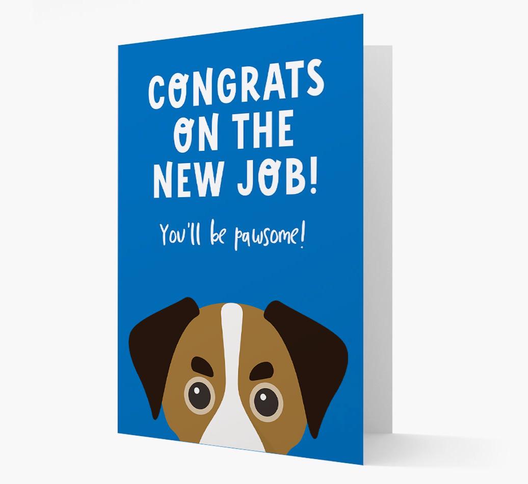 Congrats On The New Job: Personalized {breedFullName} Card