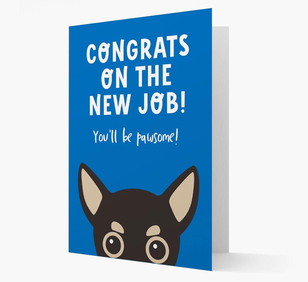 Congrats On The New Job: Personalized {breedFullName} Card