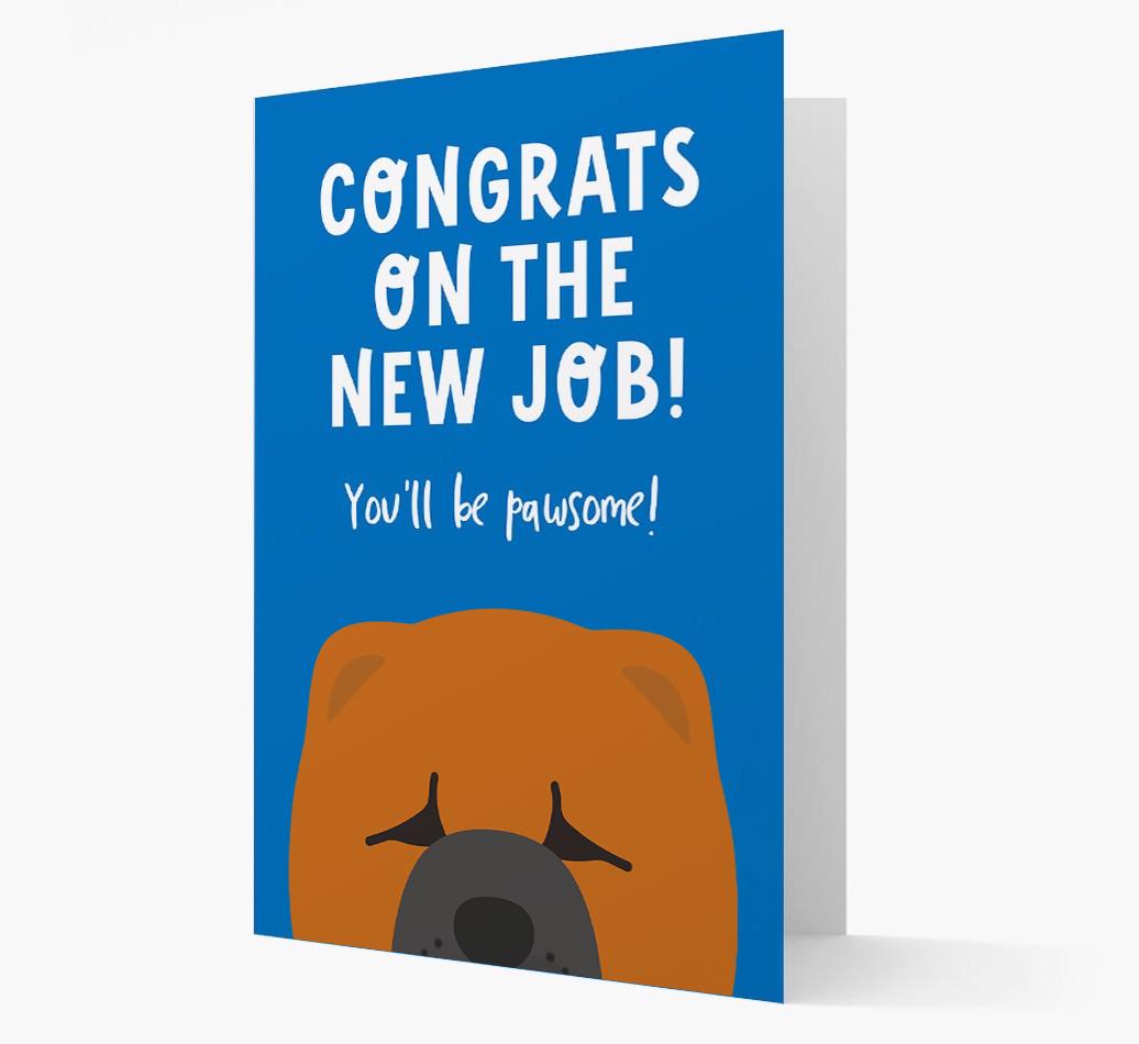 Congrats On The New Job: Personalized {breedFullName} Card