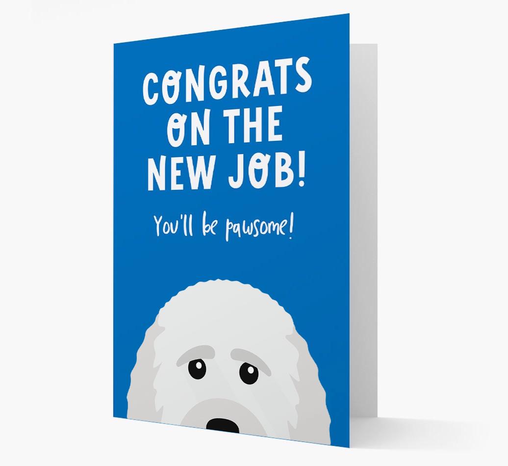 Congrats On The New Job: Personalized {breedFullName} Card
