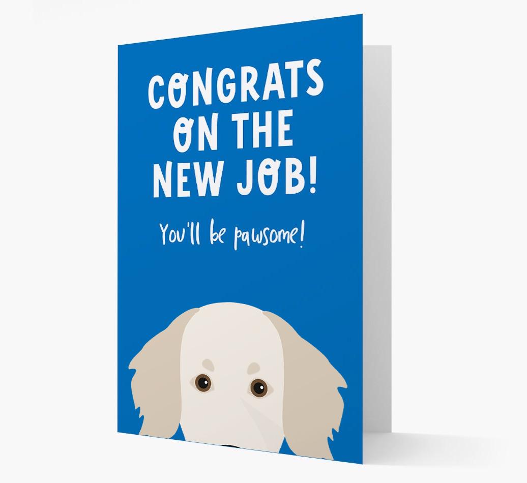 Congrats On The New Job: Personalized {breedFullName} Card
