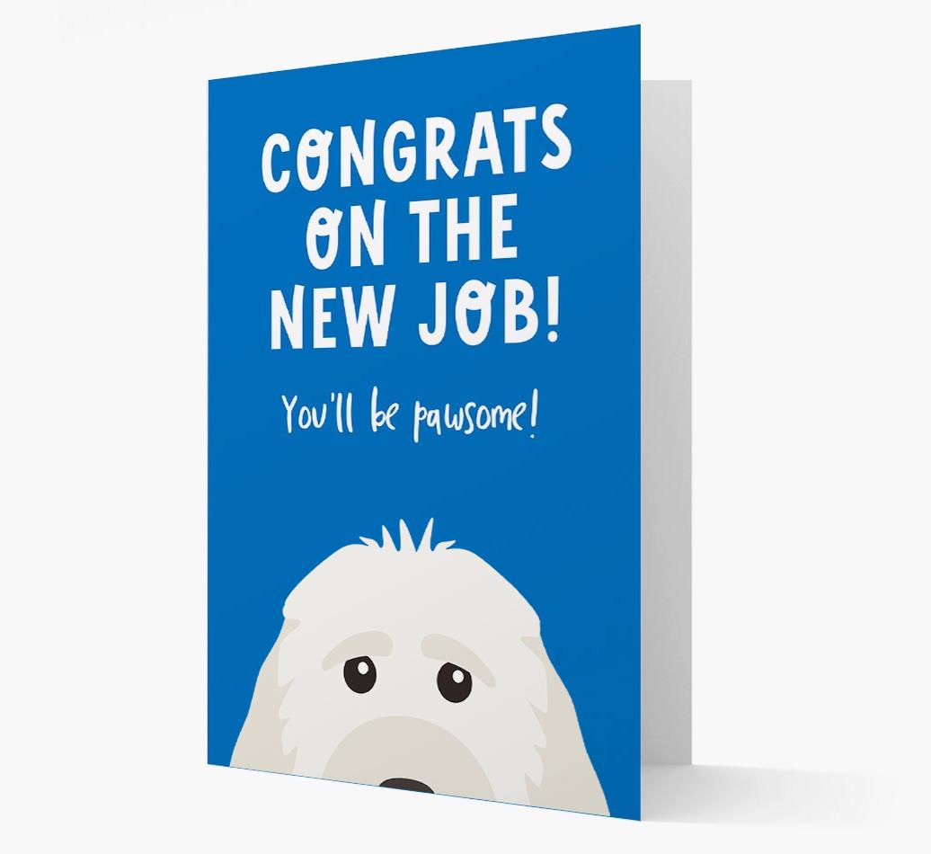 Congrats On The New Job: Personalized {breedFullName} Card