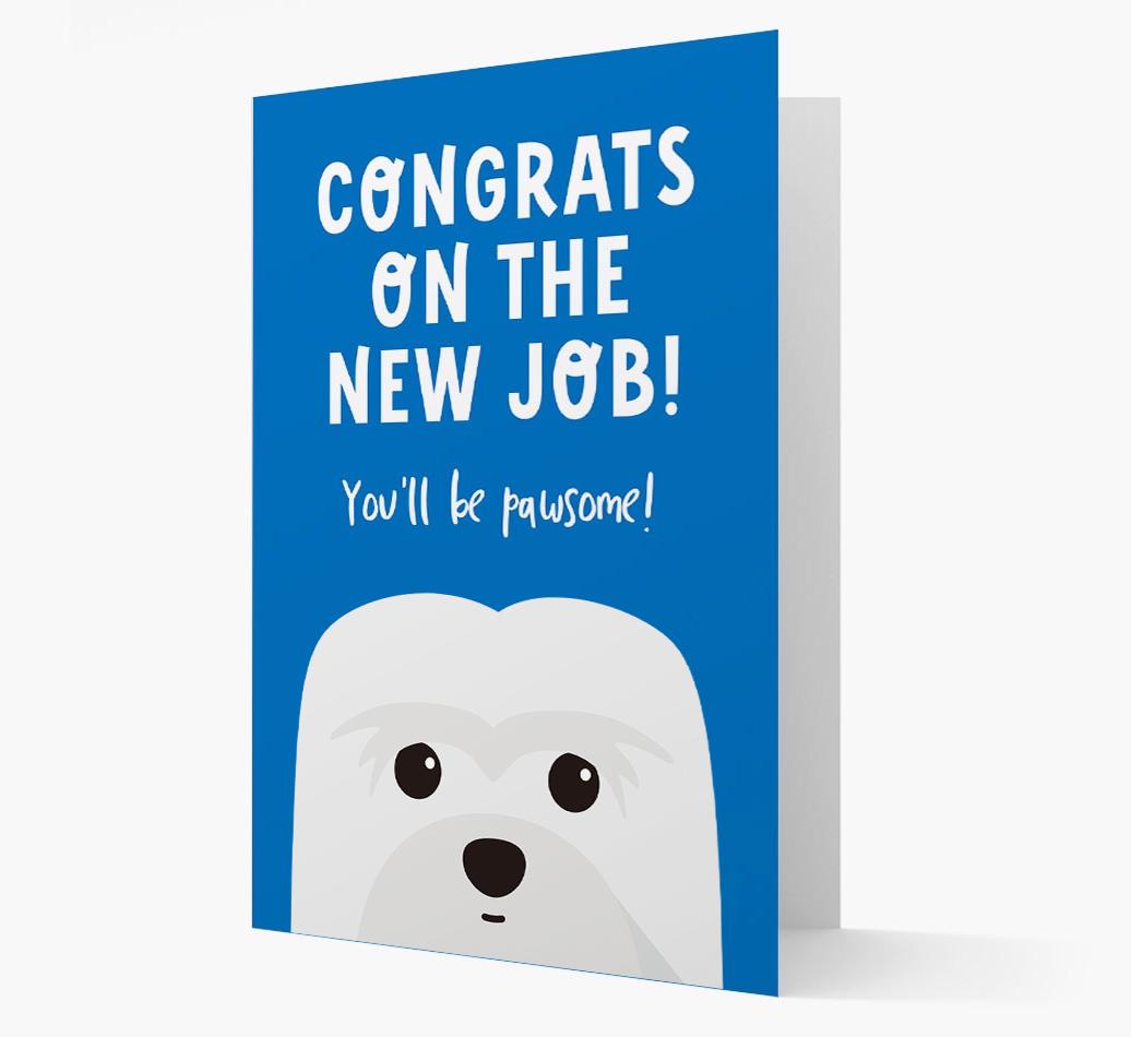 Congrats On The New Job: Personalized {breedFullName} Card