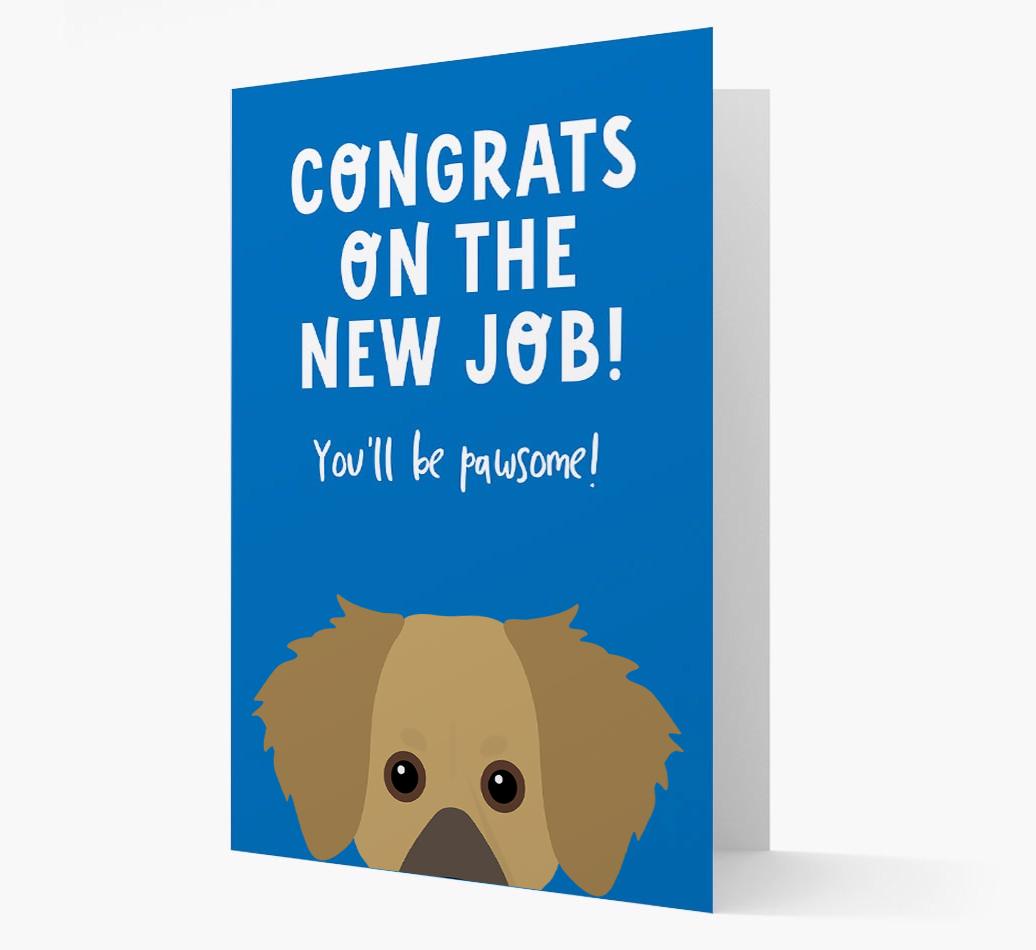 Congrats On The New Job: Personalized {breedFullName} Card