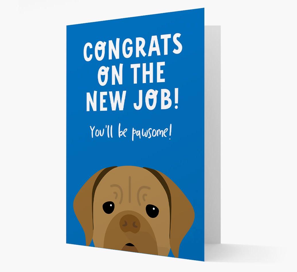 Congrats On The New Job: Personalized {breedFullName} Card