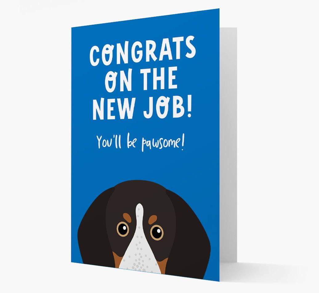 Congrats On The New Job: Personalized {breedFullName} Card