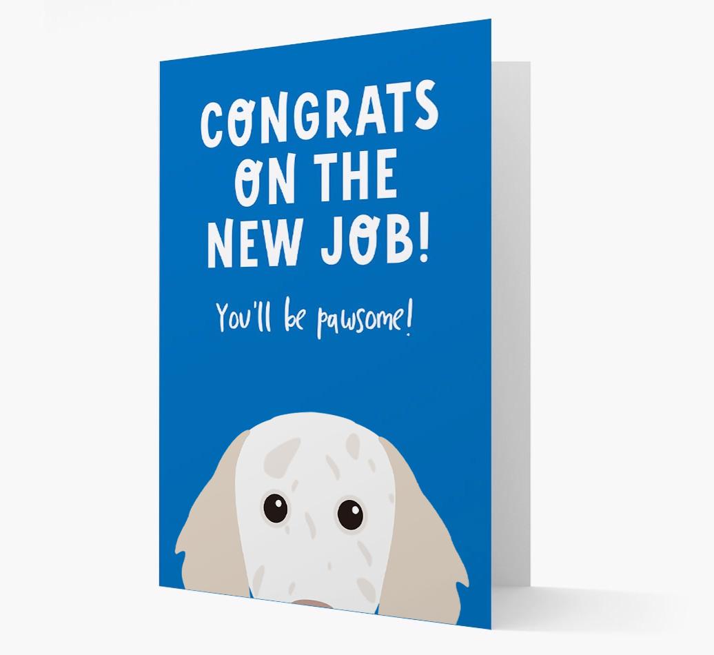 Congrats On The New Job: Personalized {breedFullName} Card
