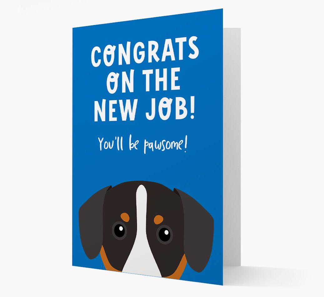 Congrats On The New Job: Personalized {breedFullName} Card