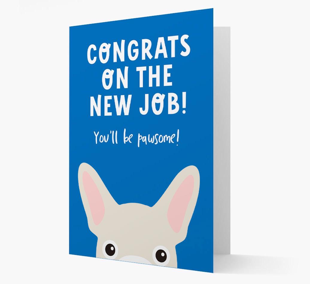 Congrats On The New Job: Personalized {breedFullName} Card