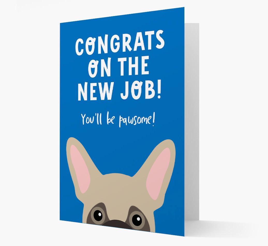 Congrats On The New Job: Personalized {breedFullName} Card