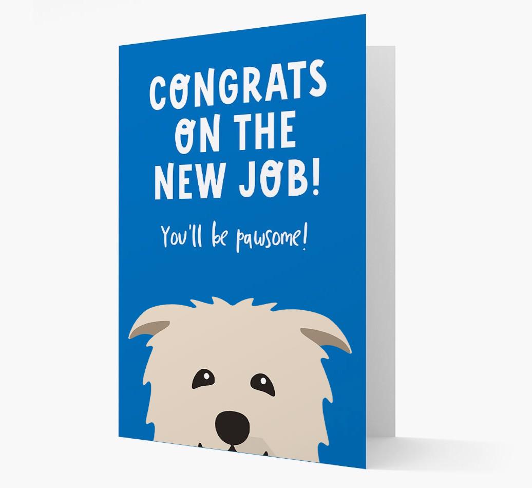 Congrats On The New Job: Personalized {breedFullName} Card