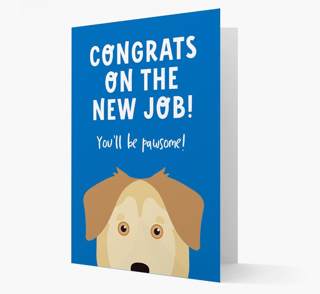 Congrats On The New Job: Personalized {breedFullName} Card
