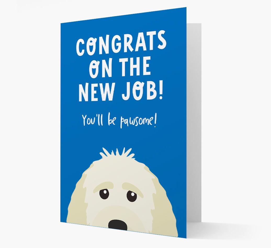 Congrats On The New Job: Personalized {breedFullName} Card