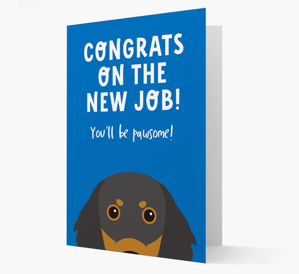 Congrats On The New Job: Personalized {breedFullName} Card