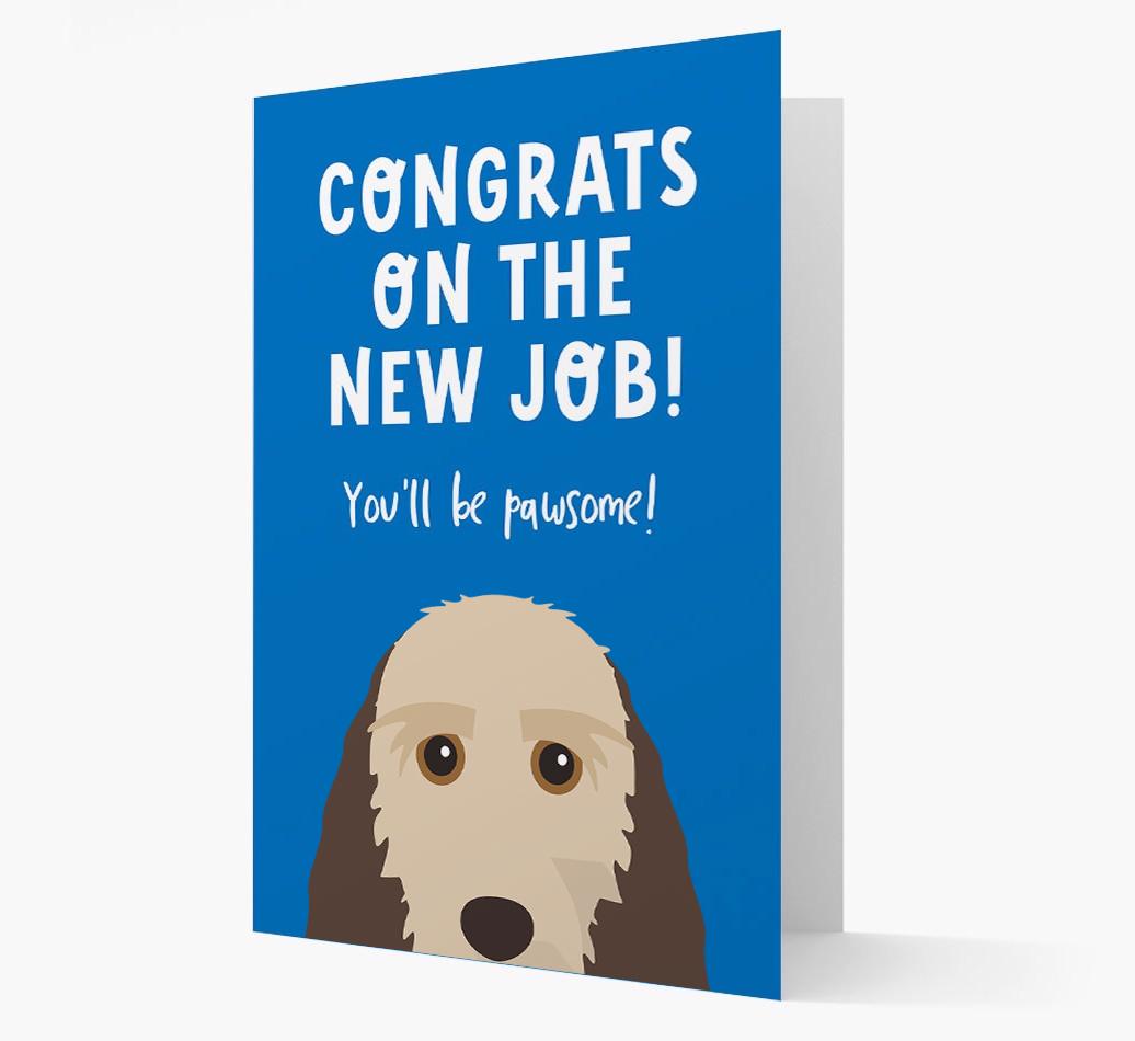 Congrats On The New Job: Personalized {breedFullName} Card