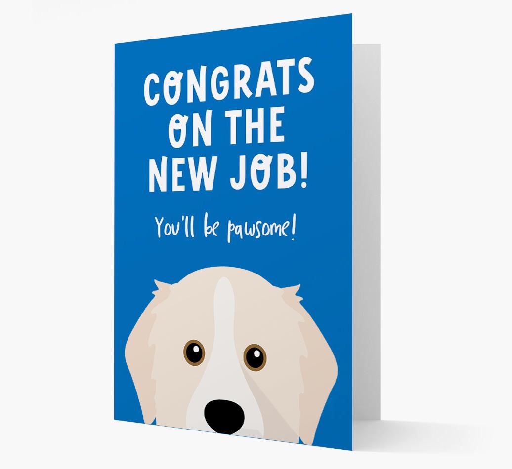 Congrats On The New Job: Personalised {breedFullName} Card