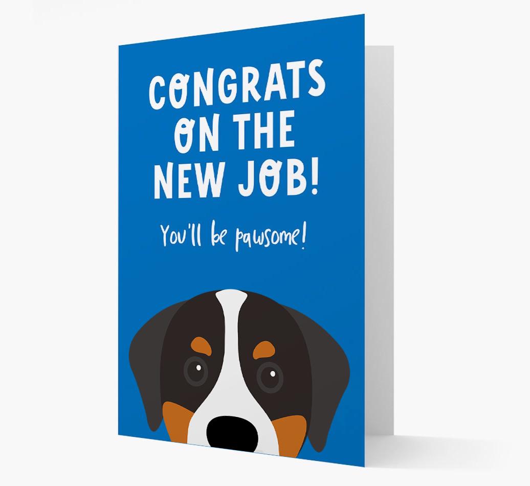 Congrats On The New Job: Personalized {breedFullName} Card