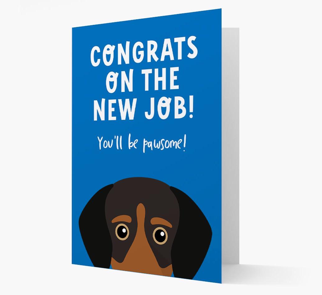 Congrats On The New Job: Personalized {breedFullName} Card