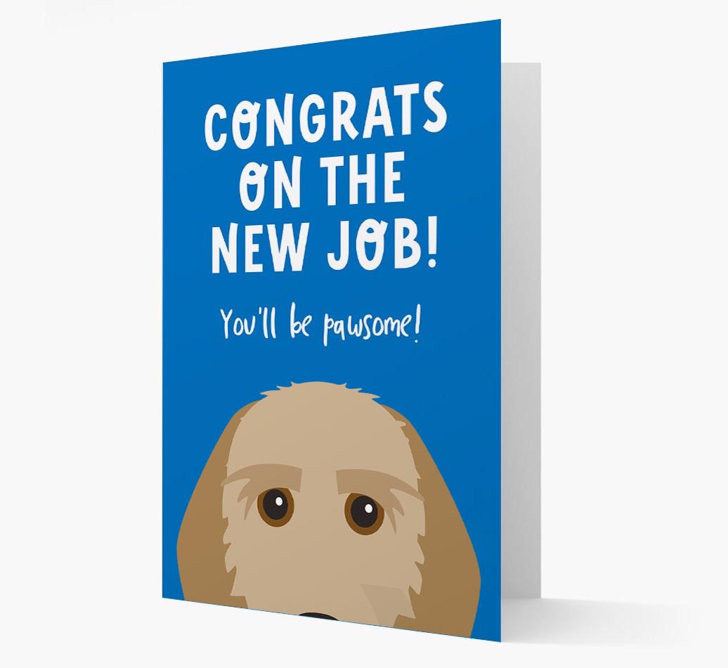 Congrats On The New Job: Personalized {breedFullName} Card