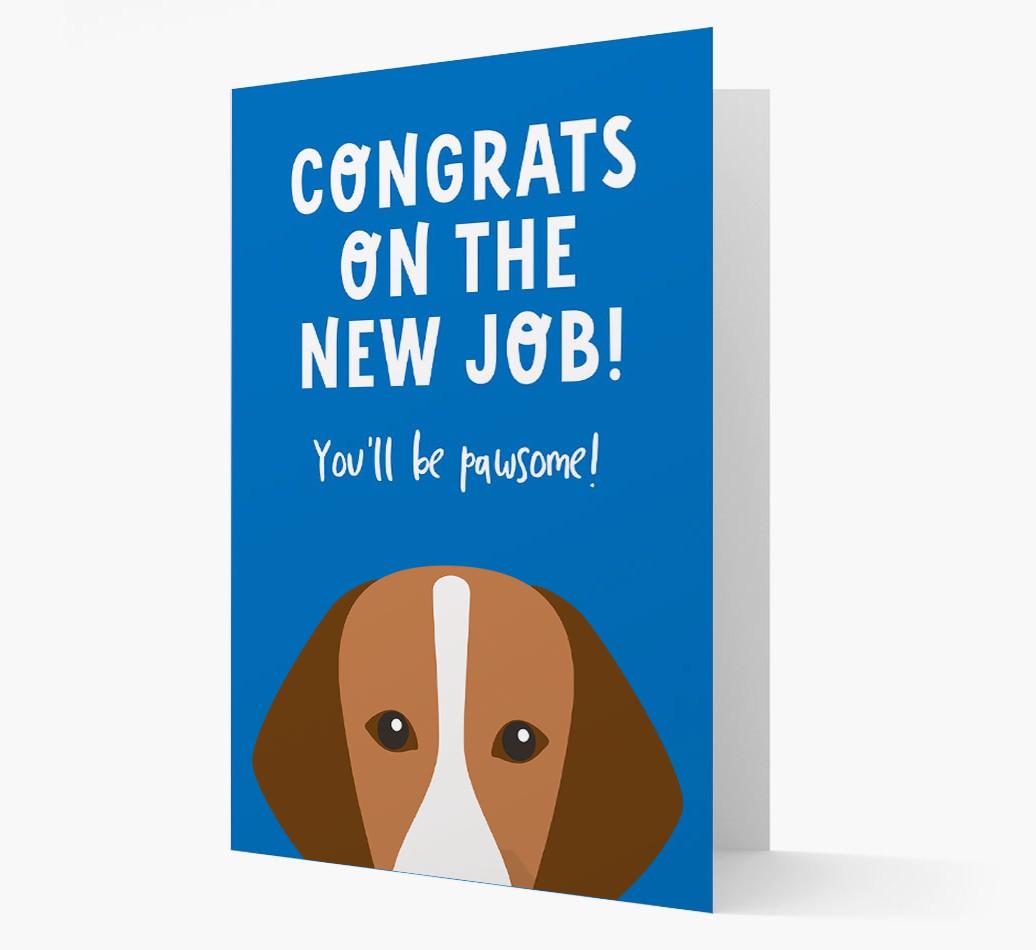 Congrats On The New Job: Personalized {breedFullName} Card