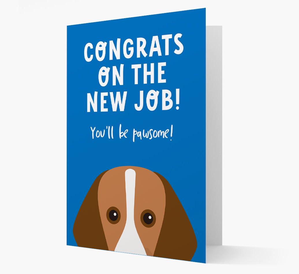 Congrats On The New Job: Personalized {breedFullName} Card