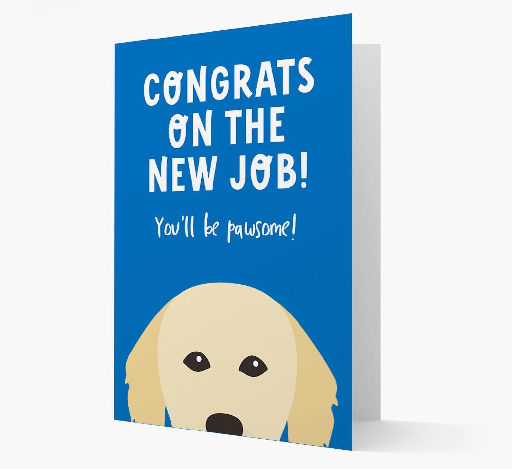 Congrats On The New Job: Personalized {breedFullName} Card
