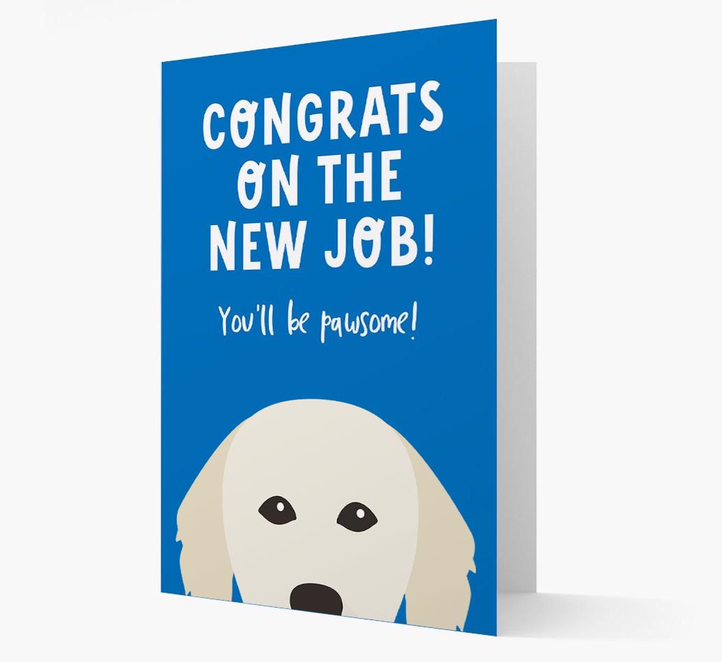Congrats On The New Job: Personalized {breedFullName} Card