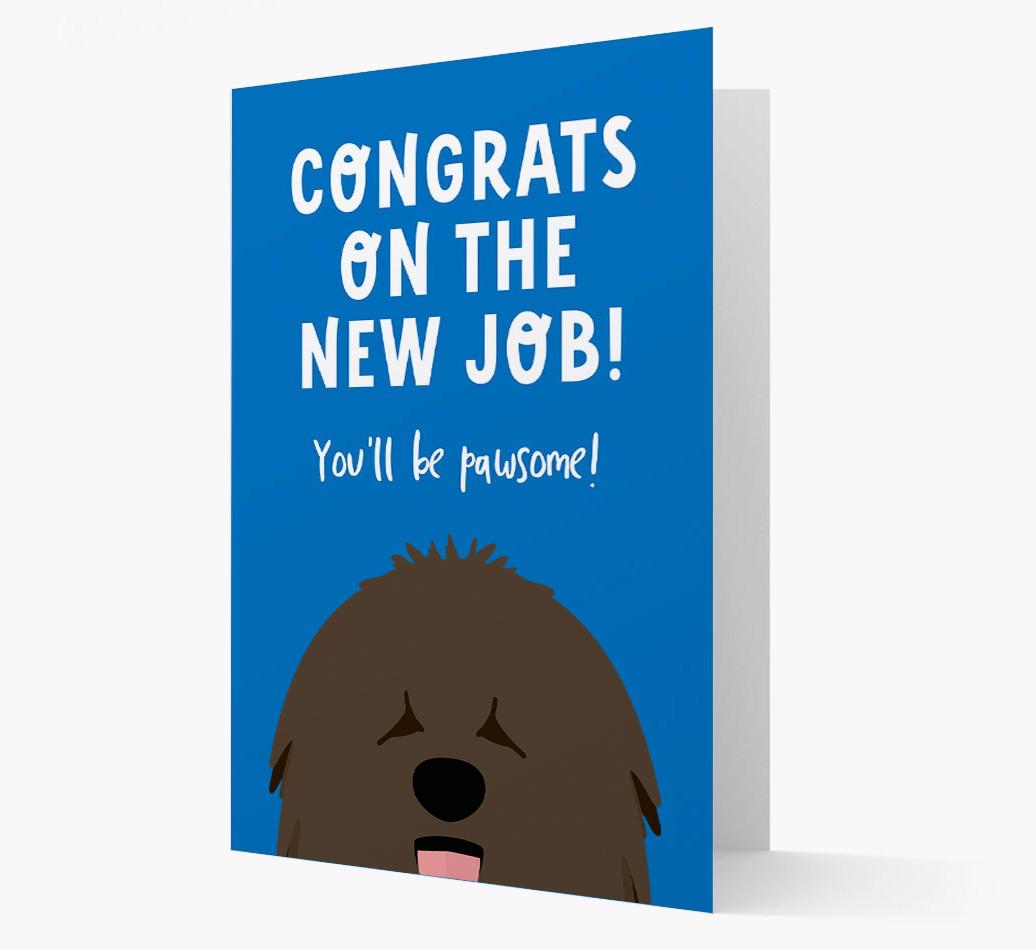 Congrats On The New Job: Personalized {breedFullName} Card