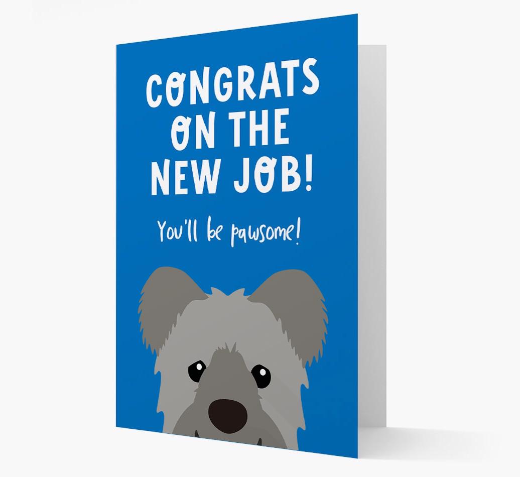 Congrats On The New Job: Personalized {breedFullName} Card