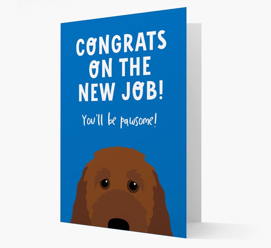 Congrats On The New Job: Personalized {breedFullName} Card