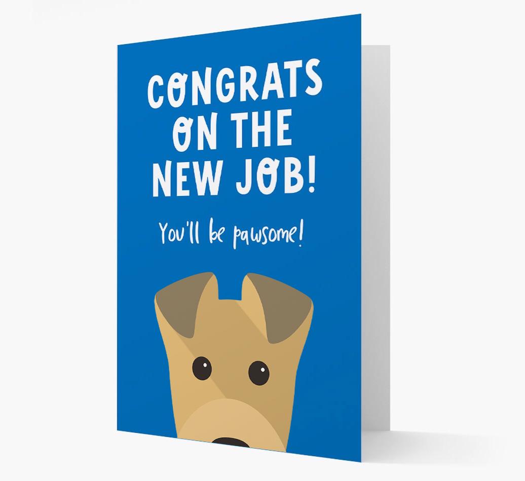 Congrats On The New Job: Personalized {breedFullName} Card