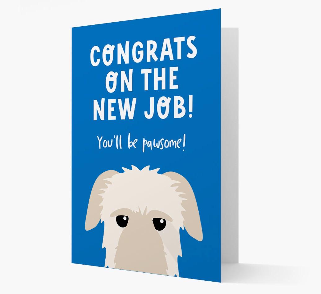 Congrats On The New Job: Personalized {breedFullName} Card