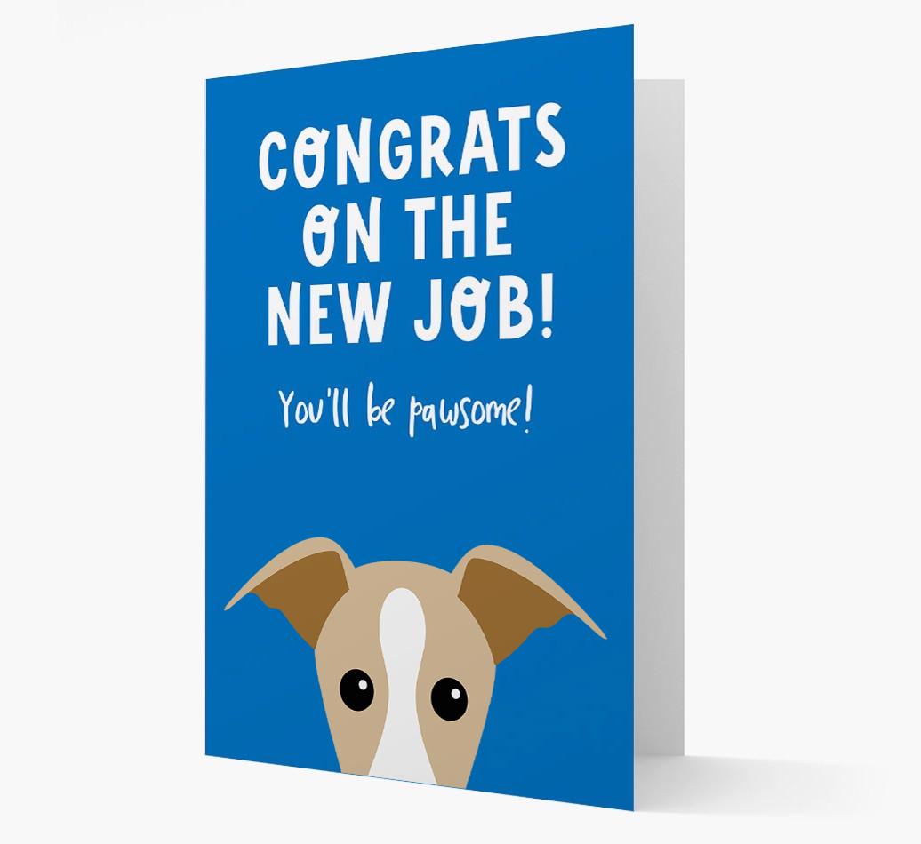 Congrats On The New Job: Personalized {breedFullName} Card