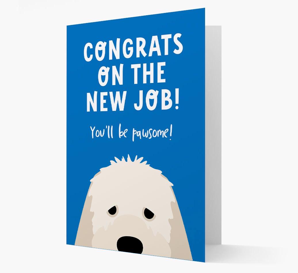 Congrats On The New Job: Personalized {breedFullName} Card