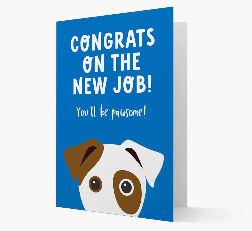 Congrats On The New Job: Personalized {breedFullName} Card