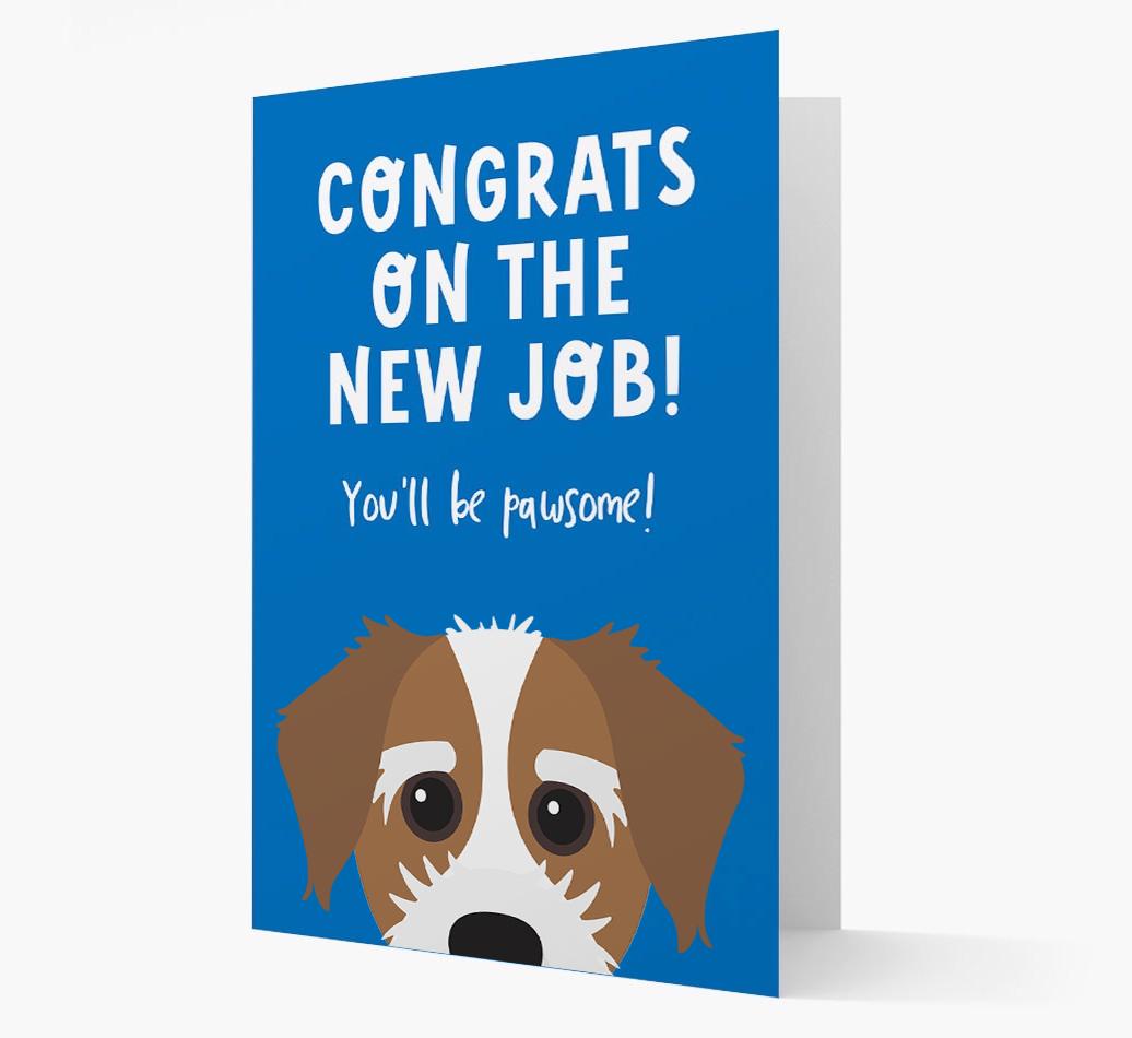 Congrats On The New Job: Personalized {breedFullName} Card