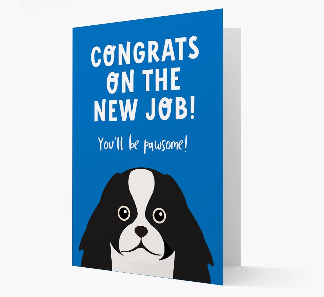 Congrats On The New Job: Personalized {breedFullName} Card