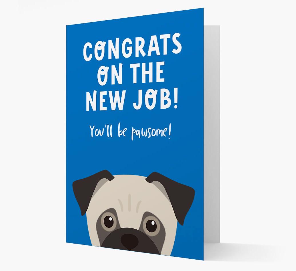 Congrats On The New Job: Personalized {breedFullName} Card