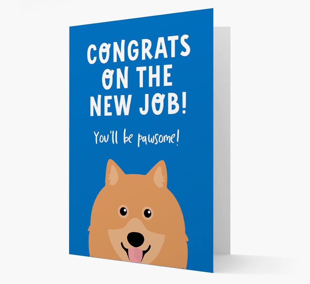 Congrats On The New Job: Personalized {breedFullName} Card