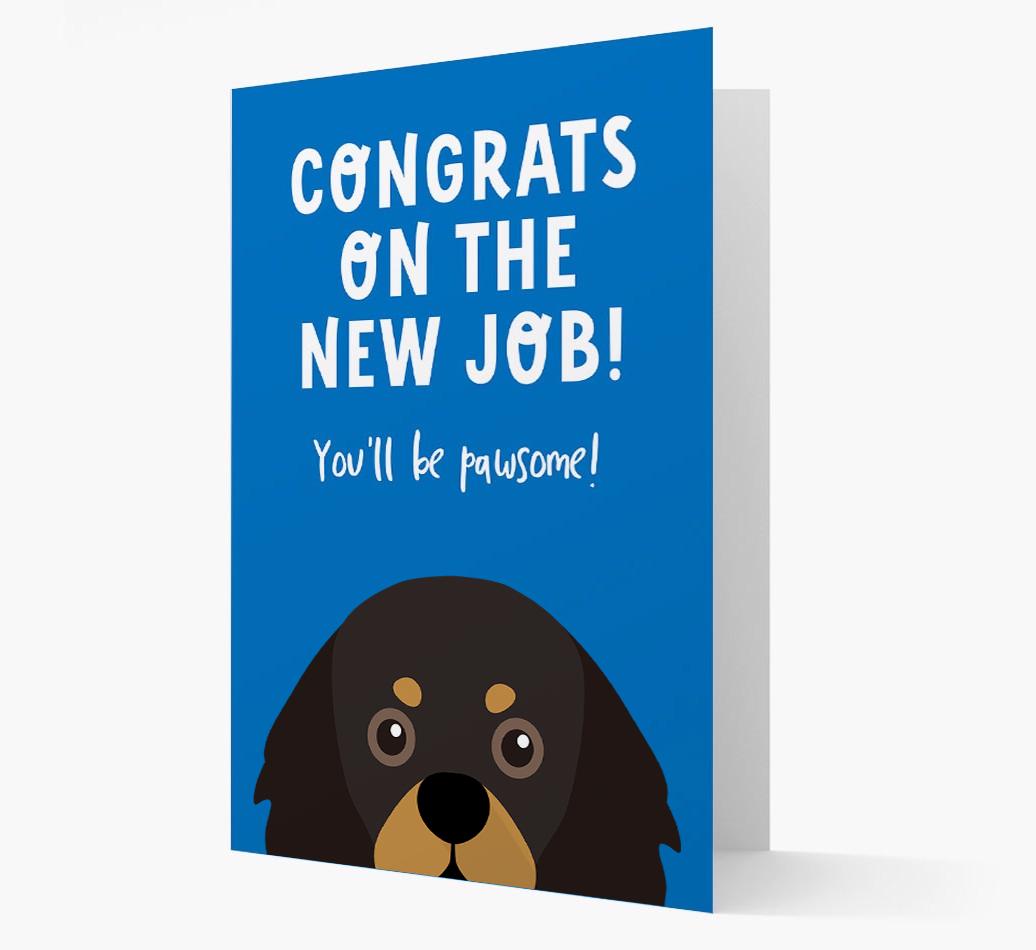 Congrats On The New Job: Personalized {breedFullName} Card