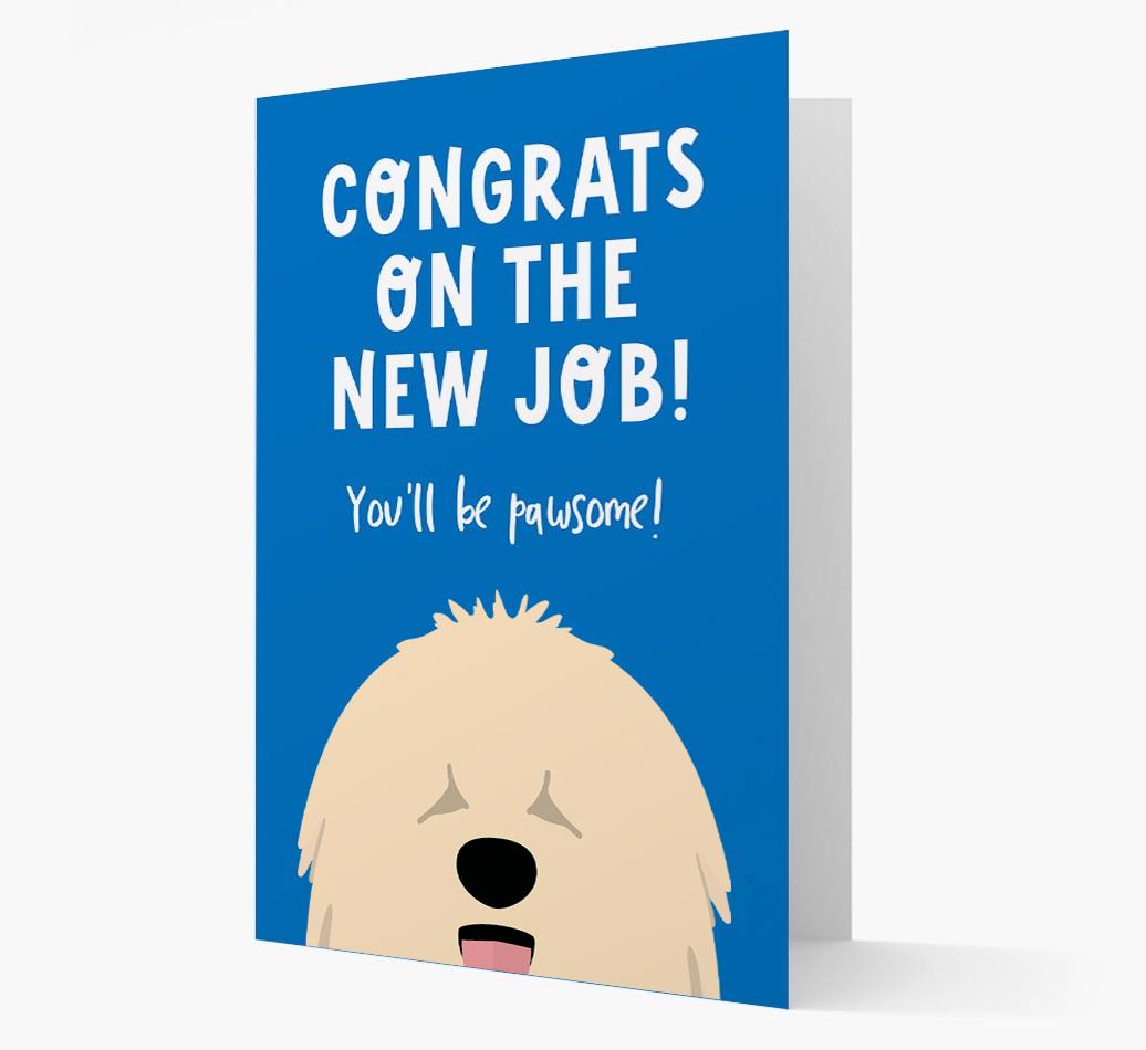 Congrats On The New Job: Personalized {breedFullName} Card